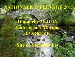 des Gorges de la Luzège - Nationale d'élevage 2015 en Corrèze